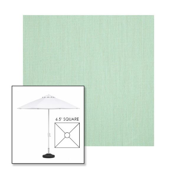 Picture of Sea | 6.5' Fiberglass Market Umbrella Sunbrella® Awning Fabric