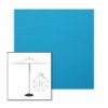 Picture of Azure | 7.5' Heavy Duty Aluminum Market Umbrella Sunbrella® Awning Fabric