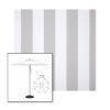 Picture of Beaufort Cloud | 7.5' Heavy Duty Aluminum Market Umbrella Sunbrella® Awning Fabric