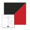 Picture of Black Jockey Red | 7.5' Heavy Duty Aluminum Market Umbrella Sunbrella® Awning Fabric
