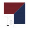 Picture of Burgundy Marine Blue | 7.5' Heavy Duty Aluminum Market Umbrella Sunbrella® Awning Fabric