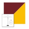Picture of Burgundy Sunflower | 7.5' Heavy Duty Aluminum Market Umbrella Sunbrella® Awning Fabric
