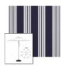 Picture of Captain Navy Natural Classic | 7.5' Heavy Duty Aluminum Market Umbrella Sunbrella® Awning Fabric
