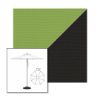 Picture of Ginkgo Black | 7.5' Heavy Duty Aluminum Market Umbrella Sunbrella® Awning Fabric