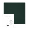 Picture of Ivy | 7.5' Heavy Duty Aluminum Market Umbrella Sunbrella® Awning Fabric