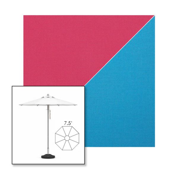 Picture of Pink Azure | 7.5' Heavy Duty Aluminum Market Umbrella Sunbrella® Awning Fabric