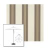 Picture of Taupe Tailored | 7.5' Heavy Duty Aluminum Market Umbrella Sunbrella® Awning Fabric