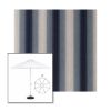Picture of Boone Navy | 9' Heavy Duty Aluminum Market Umbrella Sunbrella® Awning Fabric