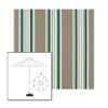Picture of Taupe 2 | 9' Heavy Duty Aluminum Market Umbrella Sunbrella® Awning Fabric