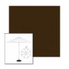 Picture of Badger | 11' Heavy Duty Aluminum Market Umbrella Sunbrella® Awning Fabric