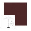 Picture of Black Cherry | 11' Heavy Duty Aluminum Market Umbrella Sunbrella® Awning Fabric