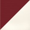 Picture of Burgundy White | 11' Heavy Duty Aluminum Market Umbrella Sunbrella® Awning Fabric