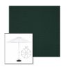 Picture of Ivy | 11' Heavy Duty Aluminum Market Umbrella Sunbrella® Awning Fabric