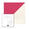 Picture of Pink White | 11' Heavy Duty Aluminum Market Umbrella Sunbrella® Awning Fabric
