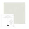 Picture of Silver | 11' Heavy Duty Aluminum Market Umbrella Sunbrella® Awning Fabric