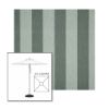 Picture of Beaufort Sagebrush | 5.5' Square Heavy Duty Aluminum Market Umbrella Sunbrella® Awning Fabric