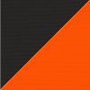 Picture of Black Orange | 5.5' Square Heavy Duty Aluminum Market Umbrella Sunbrella® Awning Fabric