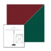 Picture of Burgundy Forest Green | 5.5' Square Heavy Duty Aluminum Market Umbrella Sunbrella® Awning Fabric