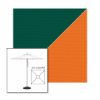 Picture of Forest Green Tuscan | 5.5' Square Heavy Duty Aluminum Market Umbrella Sunbrella® Awning Fabric