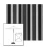 Picture of Marco Black | 5.5' Square Heavy Duty Aluminum Market Umbrella Sunbrella® Awning Fabric