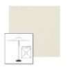 Picture of Oyster | 5.5' Square Heavy Duty Aluminum Market Umbrella Sunbrella® Awning Fabric