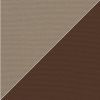 Picture of Taupe True Brown | 5.5' Square Heavy Duty Aluminum Market Umbrella Sunbrella® Awning Fabric