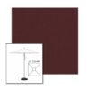 Picture of Black Cherry | 6.5' Square Heavy Duty Aluminum Market Umbrella Sunbrella® Awning Fabric
