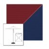 Picture of Burgundy Marine Blue | 6.5' Square Heavy Duty Aluminum Market Umbrella Sunbrella® Awning Fabric