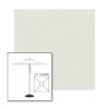 Picture of Silver | 6.5' Square Heavy Duty Aluminum Market Umbrella Sunbrella® Awning Fabric