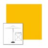 Picture of Sunflower Yellow | 6.5' Square Heavy Duty Aluminum Market Umbrella Sunbrella® Awning Fabric