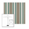 Picture of Taupe 2 | 6.5' Square Heavy Duty Aluminum Market Umbrella Sunbrella® Awning Fabric