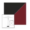 Picture of Black Burgundy | 7.5' Square Heavy Duty Aluminum Market Umbrella Sunbrella® Awning Fabric