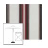 Picture of Burgundy Black White | 7.5' Square Heavy Duty Aluminum Market Umbrella Sunbrella® Awning Fabric
