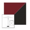 Picture of Burgundy Black | 7.5' Square Heavy Duty Aluminum Market Umbrella Sunbrella® Awning Fabric