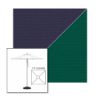 Picture of Captain Navy Forest Green | 7.5' Square Heavy Duty Aluminum Market Umbrella Sunbrella® Awning Fabric