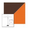 Picture of True Brown Tuscan | 7.5' Square Heavy Duty Aluminum Market Umbrella Sunbrella® Awning Fabric