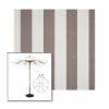 Picture of Beaufort Mushroom | 7.5' Wood Frame Market Umbrella Sunbrella® Awning Fabric
