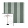 Picture of Beaufort Sagebrush | 7.5' Wood Frame Market Umbrella Sunbrella® Awning Fabric