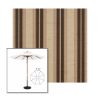 Picture of Chip Fancy Chocolate | 7.5' Wood Frame Market Umbrella Sunbrella® Awning Fabric