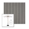 Picture of Cooper Ash | 7.5' Wood Frame Market Umbrella Sunbrella® Awning Fabric
