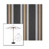 Picture of Emblem Classic | 7.5' Wood Frame Market Umbrella Sunbrella® Awning Fabric
