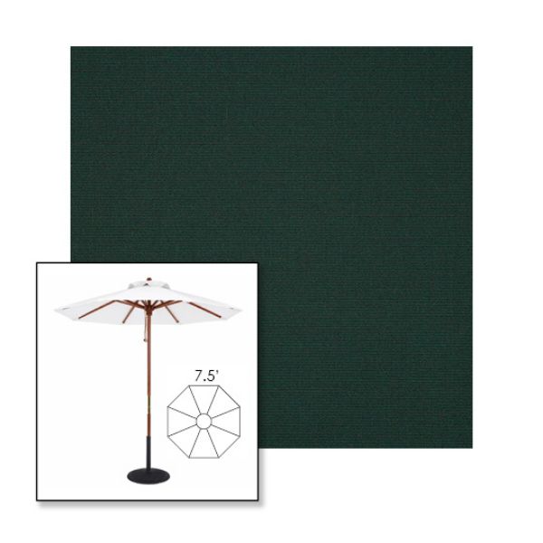 Picture of Ivy | 7.5' Wood Frame Market Umbrella Sunbrella® Awning Fabric