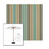 Picture of Kiawah Spa | 7.5' Wood Frame Market Umbrella Sunbrella® Awning Fabric