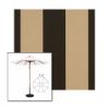 Picture of Manhattan Classic | 7.5' Wood Frame Market Umbrella Sunbrella® Awning Fabric