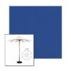 Picture of Mediterranean Blue | 7.5' Wood Frame Market Umbrella Sunbrella® Awning Fabric