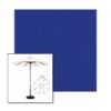 Picture of Ocean Blue | 7.5' Wood Frame Market Umbrella Sunbrella® Awning Fabric
