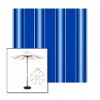 Picture of Pacific Blue Fancy | 7.5' Wood Frame Market Umbrella Sunbrella® Awning Fabric