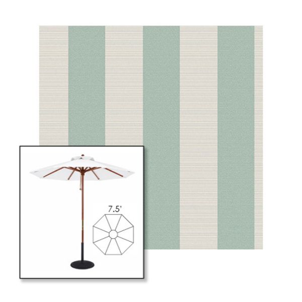 Picture of Paxton Dew | 7.5' Wood Frame Market Umbrella Sunbrella® Awning Fabric