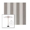 Picture of Paxton Stone | 7.5' Wood Frame Market Umbrella Sunbrella® Awning Fabric