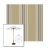 Picture of Emblem Beige | 9' Wood Frame Market Umbrella Sunbrella® Awning Fabric